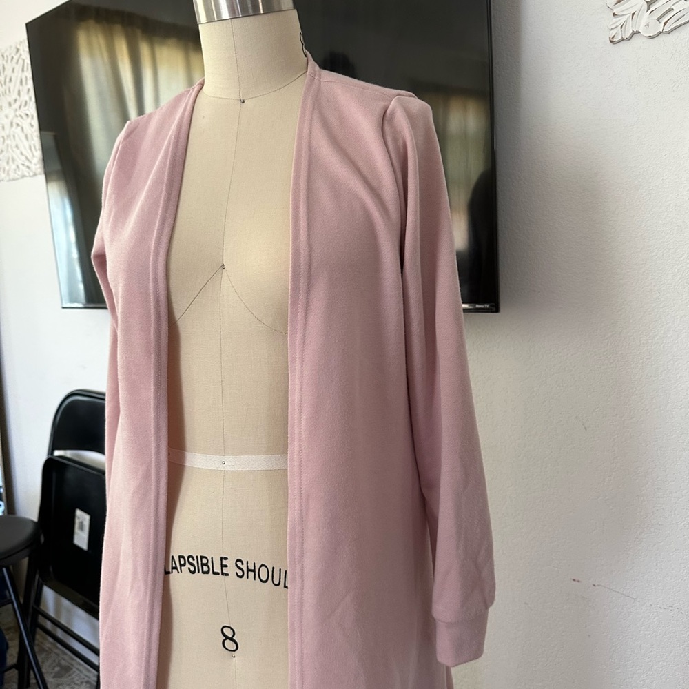 Pink cardigan